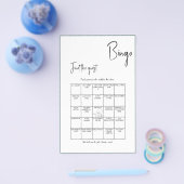 Vind het bruidsfeest spel Gast Bingo Flyer (Enkel)