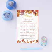 Vind het bruidsfeest spel Gast Bingo Flyer (Enkel)