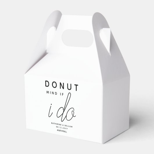 Vind het erg als ik een moderne bruiloft doe bedankdoosjes (Achterkant)