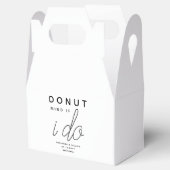 Vind het erg als ik een moderne bruiloft doe bedankdoosjes (Geopend)