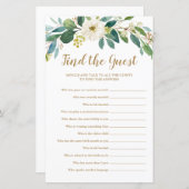 Vind het Game Baby shower van de Gast | Griekenlan (Voorkant / Achterkant)