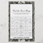 Vind het Game van de Shower van Bingo van de Gast  (Voorkant)