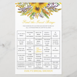 Vind het Game van de Shower van Bingo van de Gast 