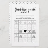 Vind het Game van het Baby shower van de Gast mini (Voorkant / Achterkant)