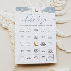Vind het gast Baby Bingo spel Twinkle Star Kaart