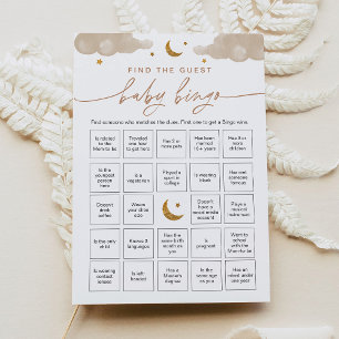 Vind het gast Baby Bingo spel Twinkle Star Kaart