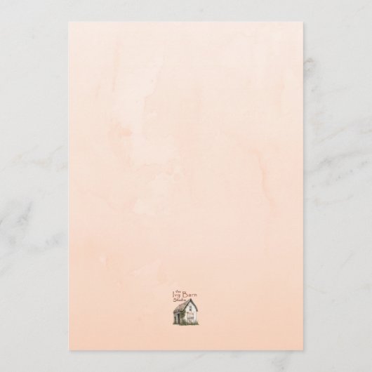 Vind het Gast Baby shower Clothesline Bingo Kaart (Achterkant)