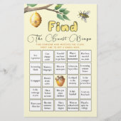 Vind het Gast Bingo Baby Bee Baby shower Game (Voorkant)