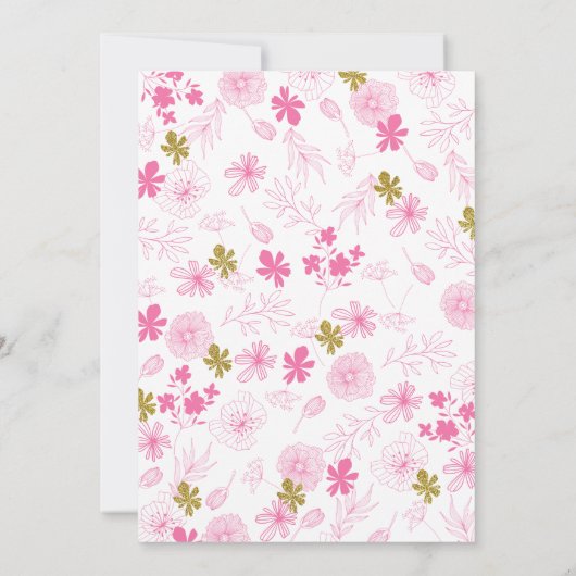 Vind het Gast Vrijgezellenfeest Bloemenspel Kaart (Achterkant)