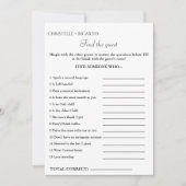 Vind het gast vrijgezellenfeest spel aankondiging (Voorkant)