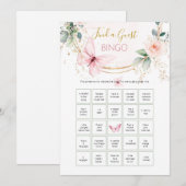 Vind het Guest Bingo Vrijgezellenfeest Spel Feestdagenkaart (Voorkant / Achterkant)