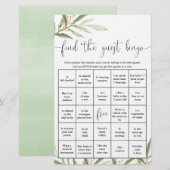 Vind het leuk baby shower spel met gastenbingo (Voorkant / Achterkant)