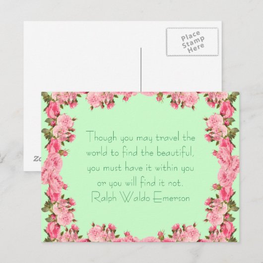 Vind het mooie - Briefkaart (Voorkant / Achterkant)