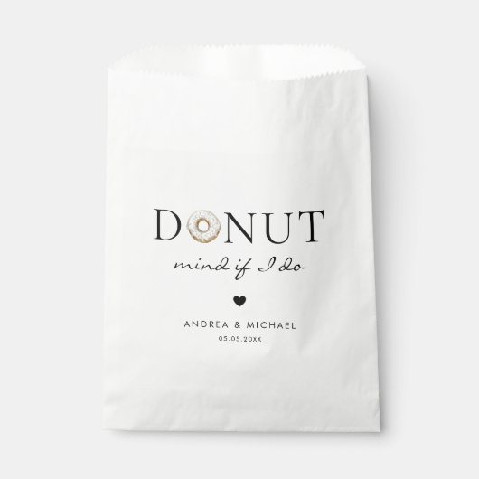 Vind het niet erg als ik dat doe | Wedding Donut B Bedankzakje (Voorkant)