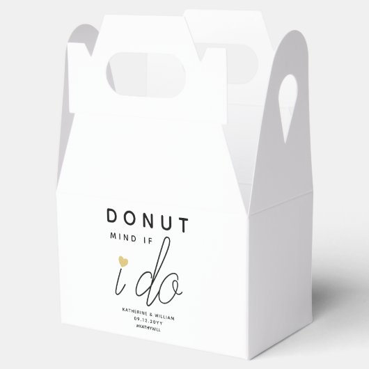 Vind het niet erg als ik een gouden hart bruiloft bedankdoosjes (Geopend)