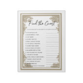 Vind het Notitieblok van het gastspel (Linkerzijde)