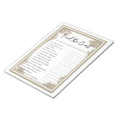 Vind het Notitieblok van het gastspel (Schuin)