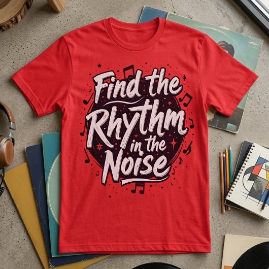 Vind het Ritme in de Ruis Motivational Spreuk T-shirt
