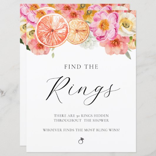 Vind het Teken van het Spel van het Vrijgezellenfe (Voorkant / Achterkant)