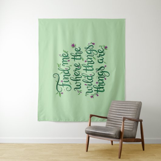 Vind het waar de wilde dingen zijn  wandkleed (In situ)