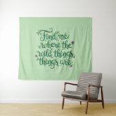 Vind het waar de wilde dingen zijn wandkleed (In Situ (horizontaal))