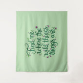 Vind het waar de wilde dingen zijn wandkleed (Voorkant)