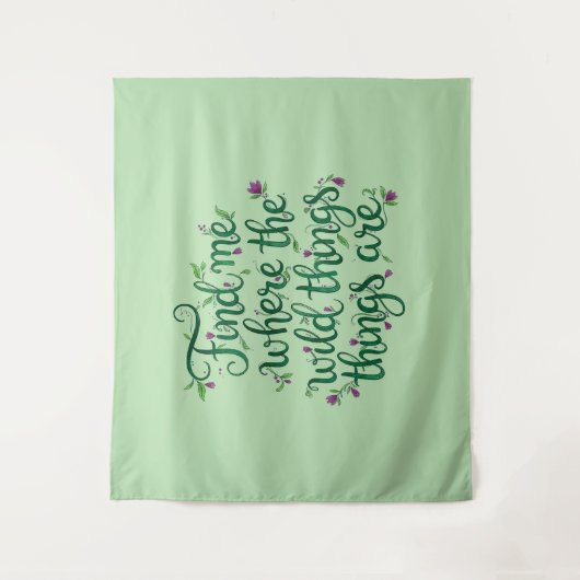 Vind het waar de wilde dingen zijn  wandkleed (Voorkant)