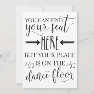 Vind hier uw zitplaats Kaart voor het Poster van d