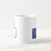 Vind ik leuk-hand koffiemok (Center)