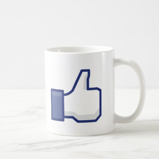 Vind ik leuk-hand koffiemok (Rechts)