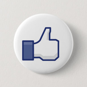 Vind ik leuk-hand ronde button 5,7 cm