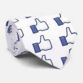 Vind ik leuk-hand stropdas (Opgerold)