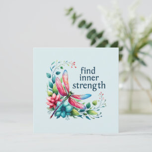 Vind Innerlijke Sterkte - Artistieke Dragonfly