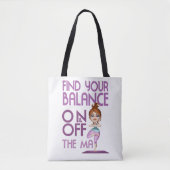 Vind je Balance op en uit de mat - yoga Tote Bag (Voorkant)