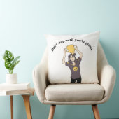 Vind je balans en stop niet totdat je trots bent kussen (Stoel)