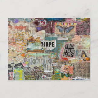 Vind je blije Briefkaart