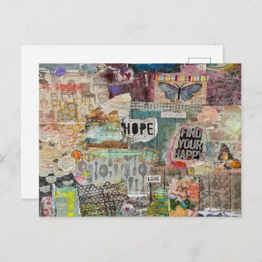 Vind je blije Briefkaart (Voorkant / Achterkant)