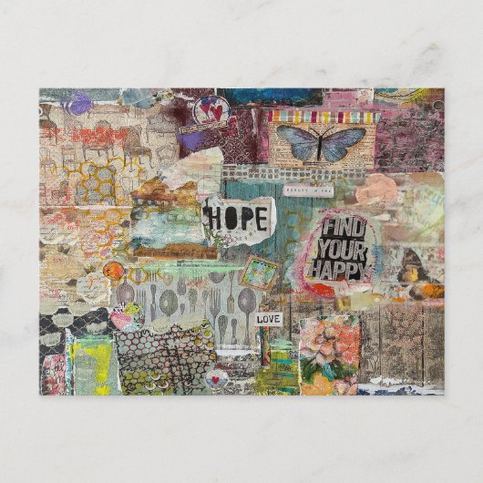 Vind je blije Briefkaart (Voorkant)