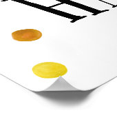 Vind je blije Stippen Poster (Hoek)