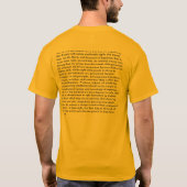 Vind je deze waarheden vanzelfsprekend? t-shirt (Achterkant)