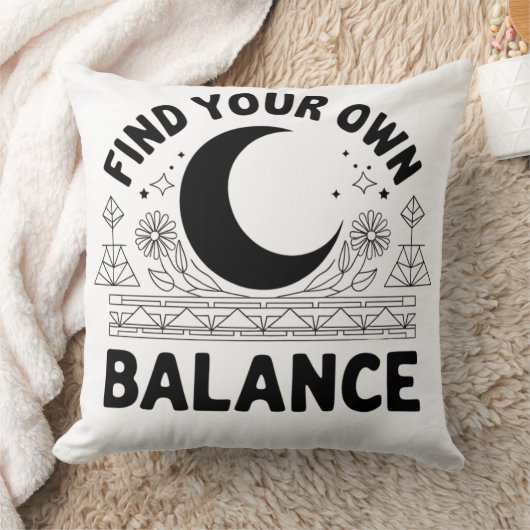 Vind je eigen balans Bandana Kussen (Deken)