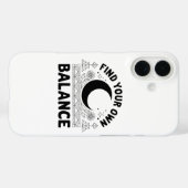 Vind je eigen balans Case-Mate iPhone case (Achterkant (horizontaal))