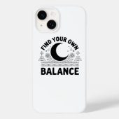 Vind je eigen balans Case-Mate iPhone case (Achterkant)