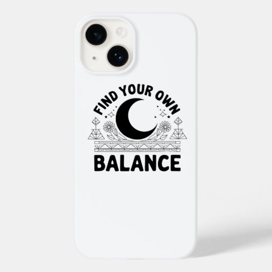 Vind je eigen balans Case-Mate iPhone case (Achterkant)