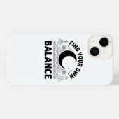 Vind je eigen balans Case-Mate iPhone case (Achterkant (horizontaal))