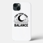 Vind je eigen balans Case-Mate iPhone case (Achterkant)