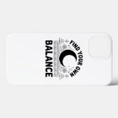 Vind je eigen balans Case-Mate iPhone case (Achterkant (horizontaal))