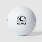 Vind je eigen balans golfballen (Voorkant)