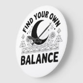 Vind je eigen balans grote klok (Hoek)