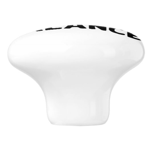 Vind je eigen balans keramische knop (Zijkant)